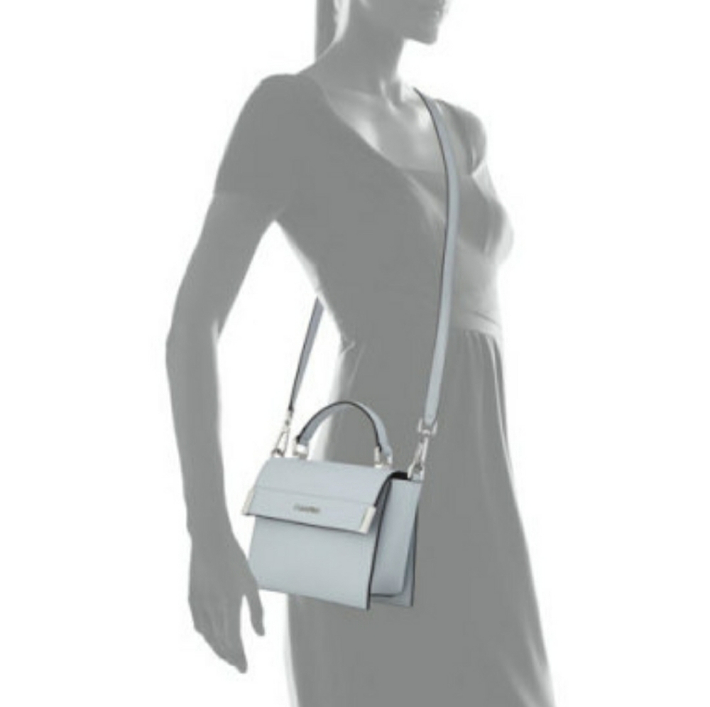 Calvin Klein Raelynn Small Saffiano Crossbody - Picture 6 of 6